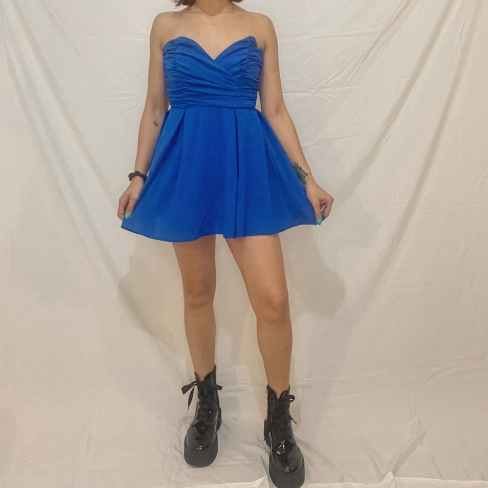 Royal blue nasty gal dress